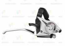 Шифтер/тормозная ручка Shimano Tourney ST-EF51 лев 3ск серебро тр.+оплетк ESTEF51LSBS2P Шифтер/тормозная ручка Shimano Tourney ST-EF51 лев 3ск серебро тр.+оплетк ESTEF51LSBS2P