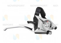 Шифтер/тормозная ручка Shimano Tourney ST-EF51 прав 7ск серебро тр.+оплетк ESTEF51R7AS2P Шифтер/тормозная ручка Shimano Tourney ST-EF51 прав 7ск серебро тр.+оплетк ESTEF51R7AS2P