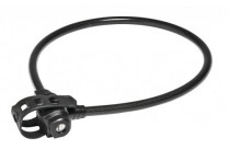 Trelock ks 222. 12 мм x 75 см. уровень защиты: 2. цвет: чёрный. с держателем fixxgo