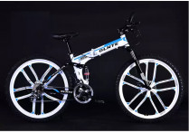 Велосипед Land Rover Glnte-3 х800 Белый с голубым на дисках