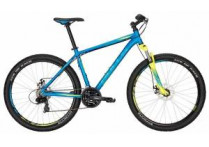 Велосипед  Bulls Wildtail Disc 27.5 (2017) blue matt (cyan/neon yellow)