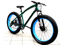 Велосипед Fatbike Beinaiqi зеленый на спицах
