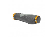 Грипсы XH-G83BL,130 mm черно-серо-золотистые/150126