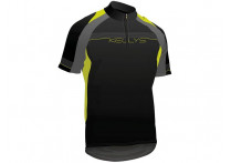 kellys pro sport, короткий рукав. материал: 100% полиэстер. цвет: черный, серый, желтый. размер: xs.