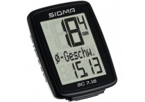 Велокомпьютер Sigma ВС 7.16, 7 функций, проводной, черный Велокомпьютер Sigma ВС 7.16, 7 функций, проводной, черный