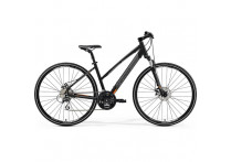 Велосипед Merida Crossway 20-D Lady MattBlack (Orange) 2019