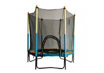 Батут DFC JUMP KIDS 60' желт/син, сетка (150см)