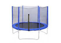 Батут DFC Trampoline Fitness 8ft наружн.сетка, синий (244см) Батут DFC Trampoline Fitness 8ft наружн.сетка, синий (244см)