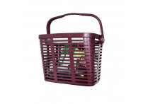 Корзина BELLELLI PLAZA PLUM передняя пластиковая Корзина BELLELLI PLAZA PLUM передняя пластиковая