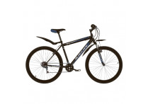Велосипед Black One Onix 27.5 черный/синий/серый 2019-2020
