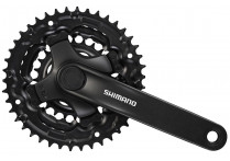 Система Shimano TY301, 170мм, Кв, 48/38/28, с защитой, черн, б/уп