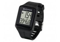 SIGMA SPORT iD.GO: пульсометр, секундомер, часы. Цвет: черный