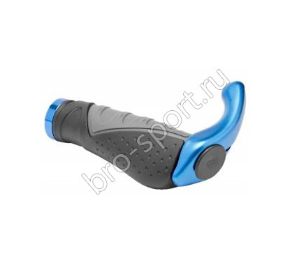 Грипсы XH-G83BL,130 mm с рогами синий/150128