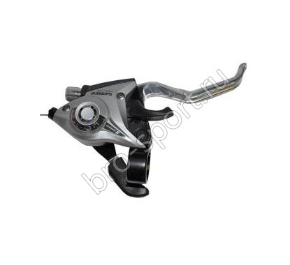 Шифтер/тормозная ручка Shimano Tourney ST-EF51 прав 8ск 2050 мм серебро б/уп ASTEF51R8AS