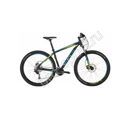 Велосипед Bulls Bushtail 29 (2017) black matt (neon yellow/blue)