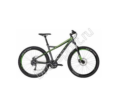 Велосипед Bulls Sharptail 2 Disc 27.5 (2017) grey matt (black/neon green all matt)