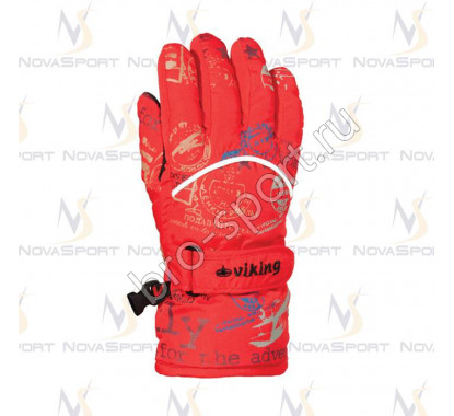 Лыжные перчатки Viking Aviator Red