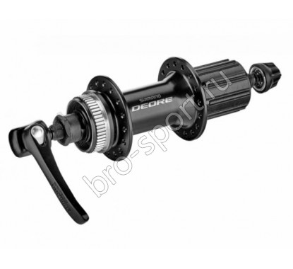 Втулка задняя Deore M6000, 32 отв, 9/10ск,C.Lock, QR,с пыльником черный EFHM6000BZAL				