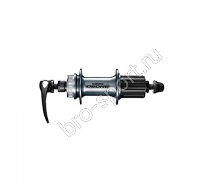 Втулка задняя Deore M6000, 36 отв, 8/9/10ск,C.Lock, QR,с пыльником серебро EFHM6000AZAS				