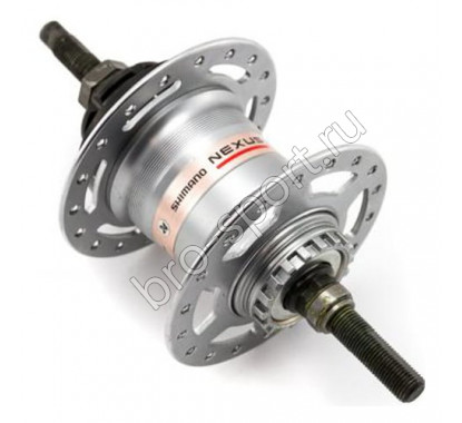 Втулка планетарн. Shimano 3R40, 36 отв, 3ск, д. рол.тор, под гайки, 126.8x176.8м ASG3R40A2676