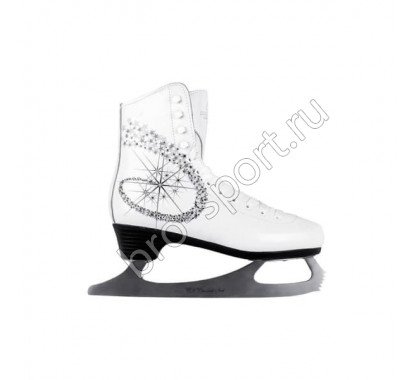 Фигурные коньки PRINCESS LUX leather 100% (белый)