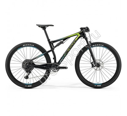 Велосипед Merida Ninety-Six 9.6000 UDCarbon/Green/Blue 2019