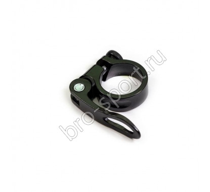 Зажим подседельной трубы JB-KC007 AL 31.8 mm черный