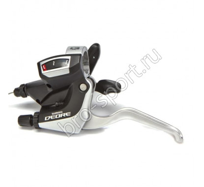Шифтер/тормозная ручка Shimano Deore ST-M590 лев 3ск чёр-серебр/590091