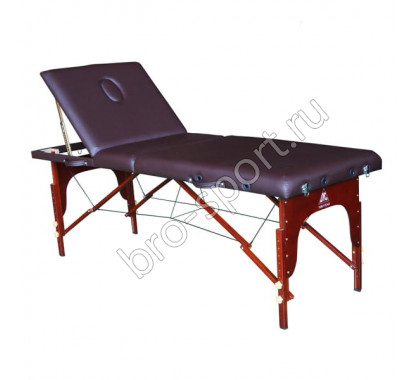 Массажный стол DFC NIRVANA, Relax Pro , дерев. корич. ножки, цвет коричн (Brown)