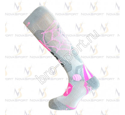 Носки Enforma Ski Pro Compression Metal silver spider 4-1031