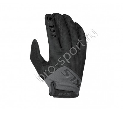 Перчатки KLS Range BLACK S с длинными пальцами лёгкие вентилируемые