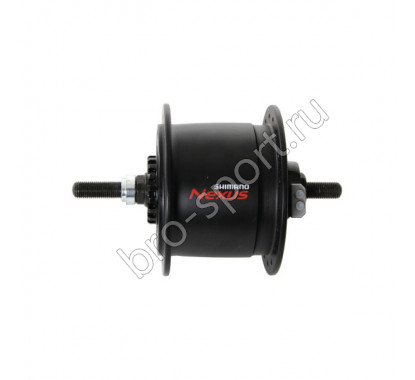 Втулка динамо Shimano C6000 36 отв 6V-2.4W под роллер под гайки 100x140мм черный EDHC60002RDNL