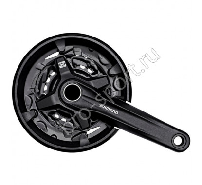 Шатун Shimano MT210 175мм 46/30 для 2*9 ск с защитой черный EFCMT210EX60CL