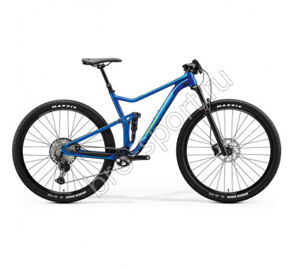 Велосипед Merida One-Twenty RC 9.XT Edition GlossyMediumBlue/LimeGreen 2020 37769 L(19')(33313)