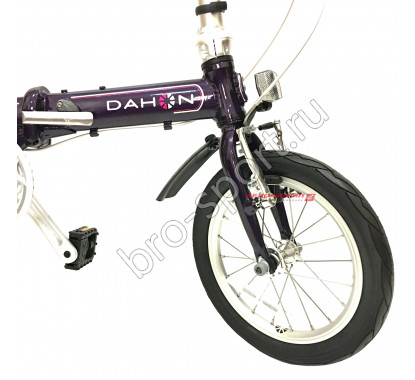 Складной велосипед Dahon Dove Uno темно-фиолетовый, 1 скорость, колеса 14