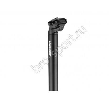 Zoom штырь подседельный sp-c212 алюминиевый, D:28,6 х L:400мм, чёрный, 1 болт, смещение 13