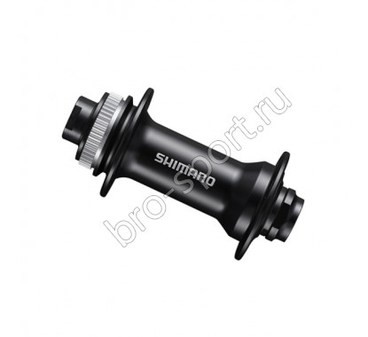 Втулка передняя Shimano MT400, 36 отв, C Lock, под ось 15мм(без оси), OLD 110мм, черный EHBMT400BAX