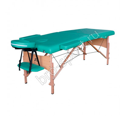 Массажный стол DFC NIRVANA, Relax, дерев. ножки, цвет зеленый (Green)