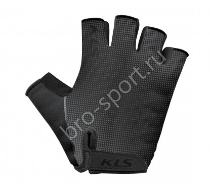 Перчатки KLS FACTOR BLACK XXL, лёгкие из лайкры, нескользящая ладонь с вставками из пены