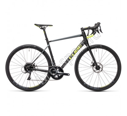 Велосипед CUBE ATTAIN PRO (black'n'flashyellow) 2021