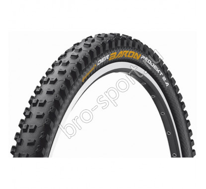 Велопокрышка 29' Continental Der Baron Projekt ProTection Apex foldable 29х2,4 1000гр (01015730000)