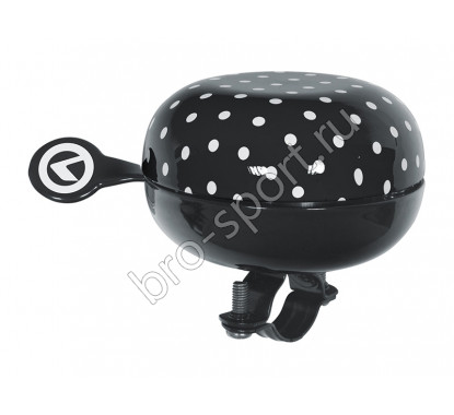 Велосипедный звонок Kellys Bell 80. диаметр: 80мм. сталь. рисунок: 