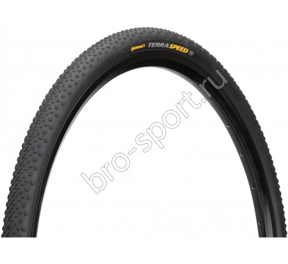 Покрышка Continental Terra Speed, 27,5 x 1,35, 35-584, чёр./чёр. складная, 3/180TPI, BlackChili, ProTection, E25, TR