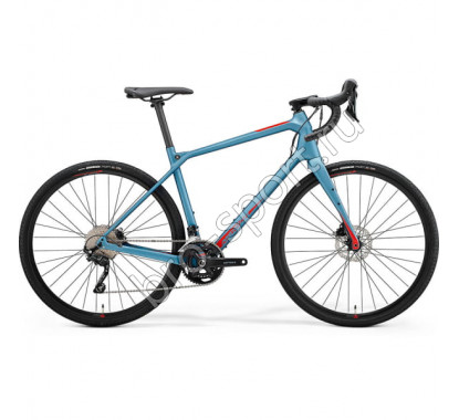 Велосипед Merida Silex 4000 MattTeal-Blue/GlossyRed 2021 38858 M(50cm)(72145)