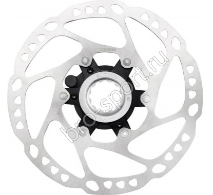 Тормозной диск Shimano RT64, 203мм, C.Lock, с стоп. кольцом внешн. шлицы