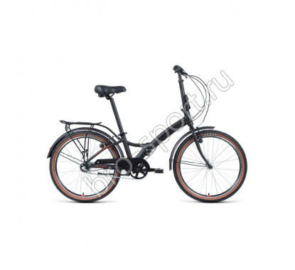 Велосипед 24' Forward Enigma 3.0 AL 20-21 г 39281 14' Черный матовый/Красный/1BKW1C443002