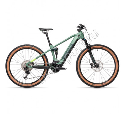Велосипед CUBE STEREO HYBRID 120 RACE 625 29 (green'n'sharpgreen) 2021