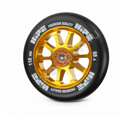 Колесо HIPE 10spoke 110mm gold/black