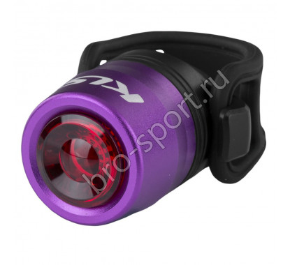 Фонарик задний KLS IO USB фиолетовый
