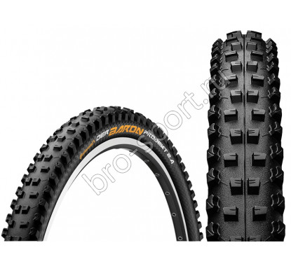 Покрышка Continental Der Baron 2.4 Projekt 29 x 2.4, чёр./чёр., складная, ProTection Apex, BlackChili, Tubeless Ready